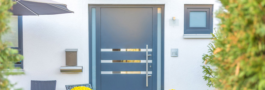 porte d'entrée aluminium