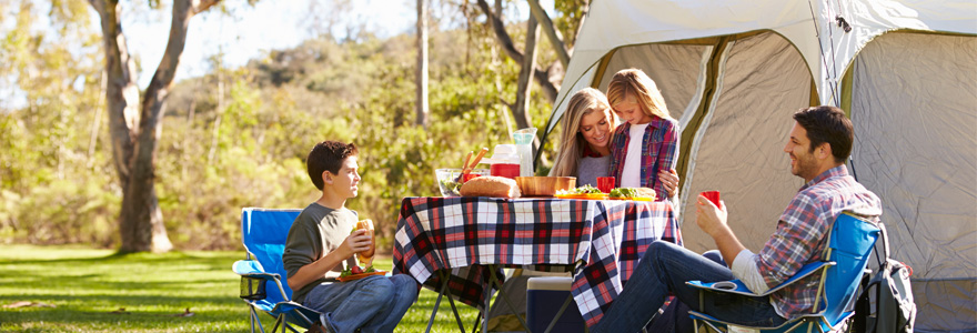 camping en famille